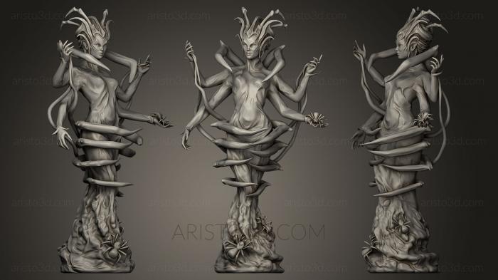 Figurines heroes, monsters and demons (STKM_0052) 3D model for CNC machine
